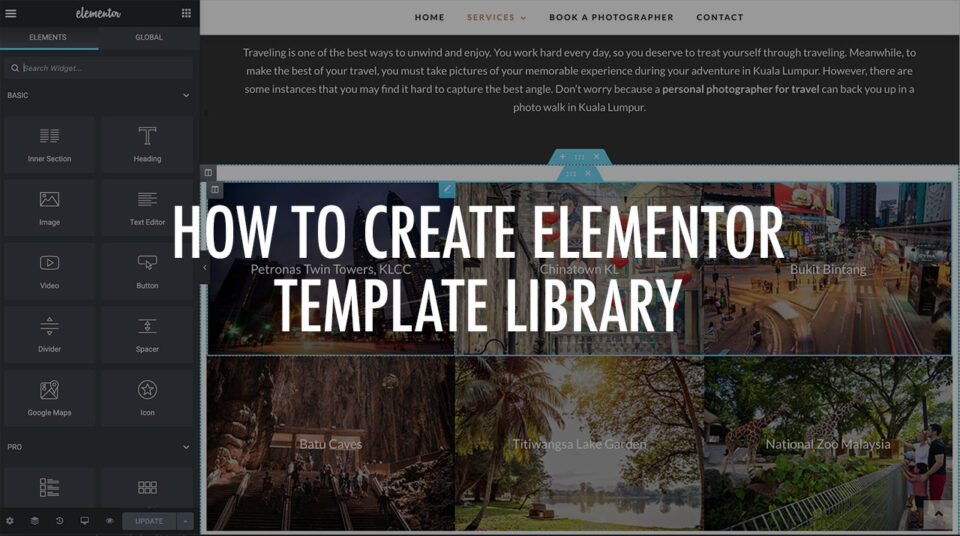 How To Create Elementor Template Library For WordPress | IvanYolo