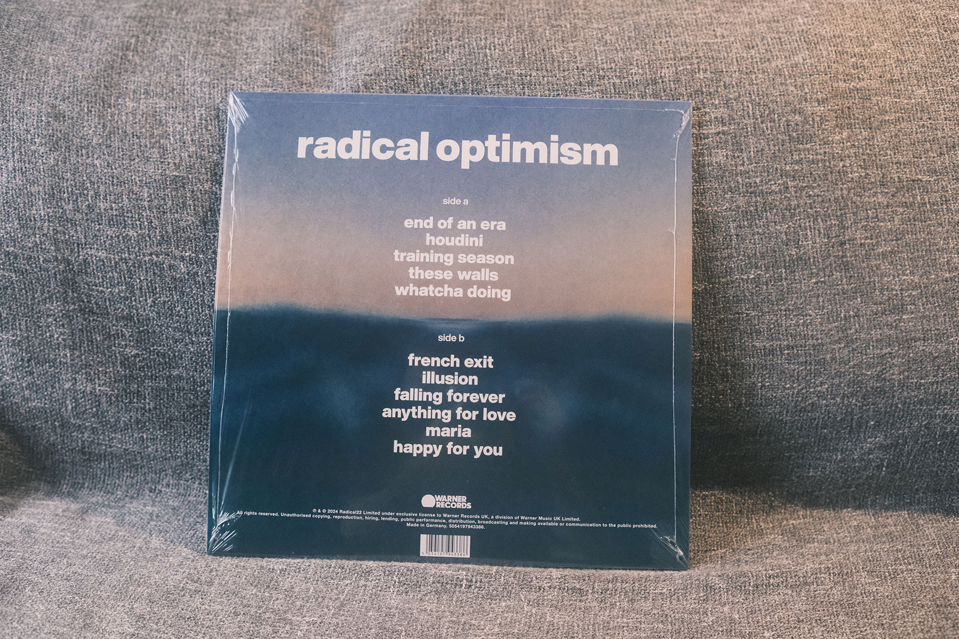Dua Lipa Radical Optimism Vinyl Tracklist
