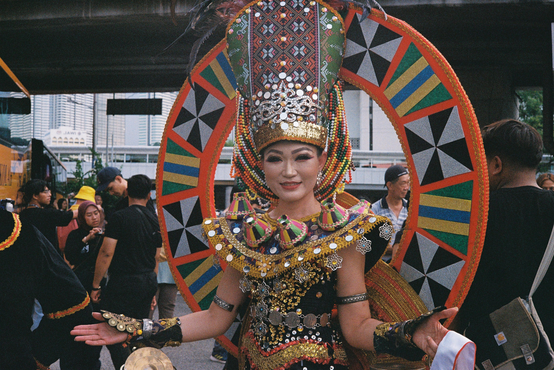 Borneo Native Festival 2024, Yashica Rangefinder Film Camera Street Photo