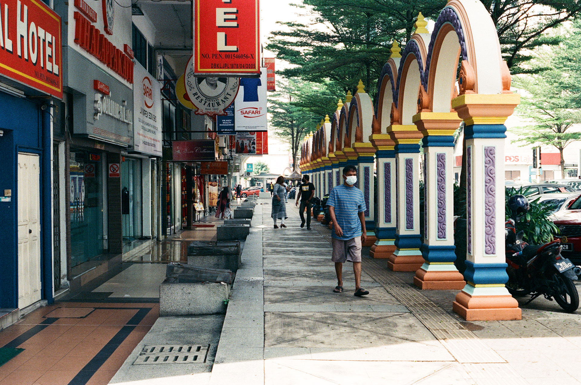 Colorful Little India in Brickfields KL