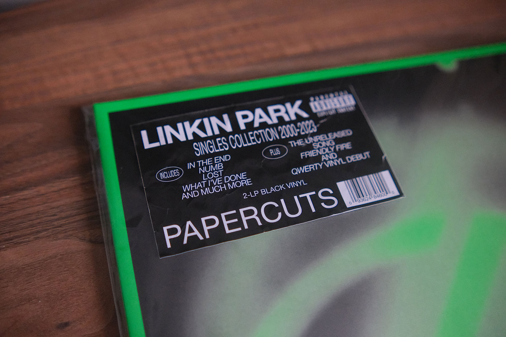 linkin park papercut label