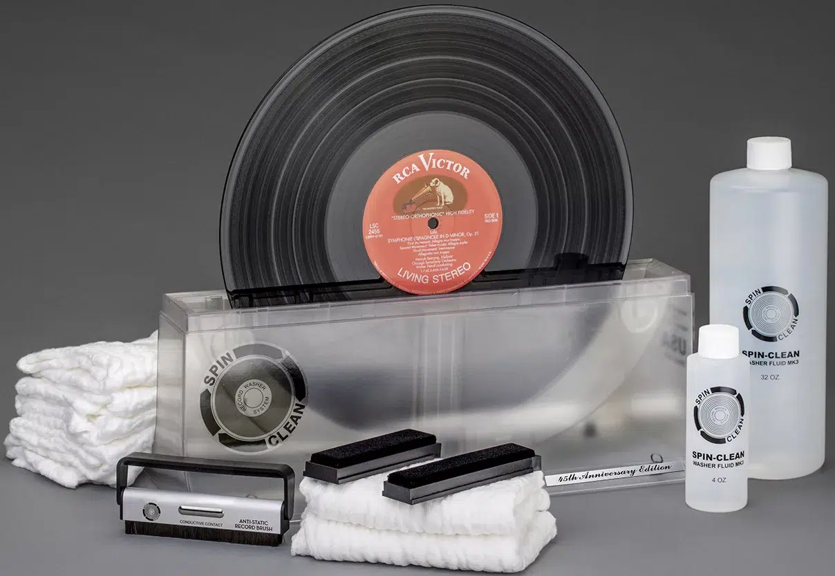 clean vinyl records to improve sound quality