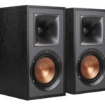 Klipsch R-41M Powerful Detailed Bookshelf Home Speaker Set of 2 Black