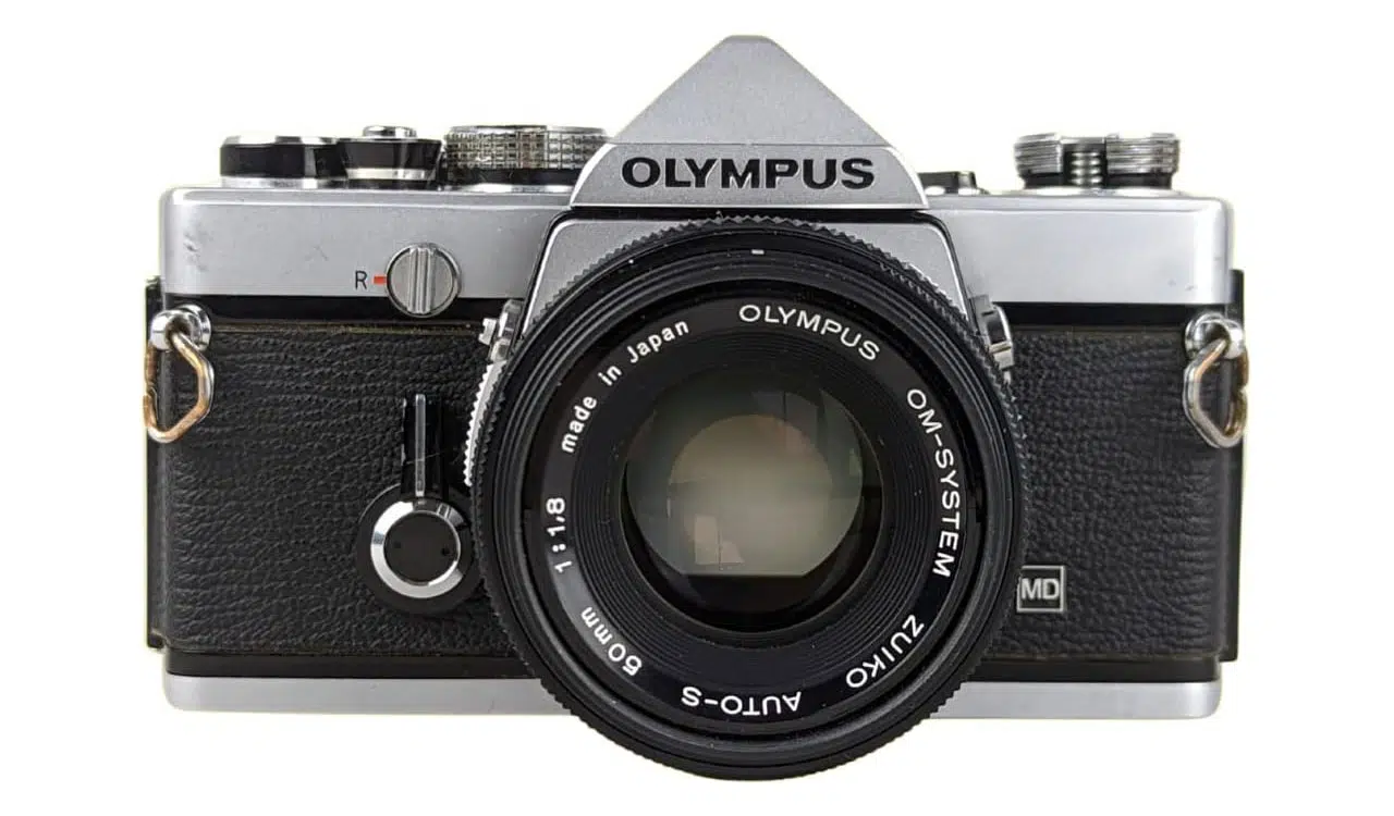 olympus om1 vintage film camera